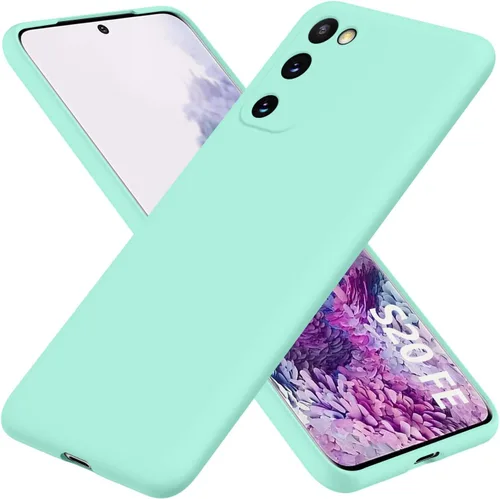 Vista 12 de Funda para Samsung Galaxy S20 FE 5G, funda de goma de gel de silicona líquida, cubierta de parachoques de teléfono que no se pone amarillenta, funda