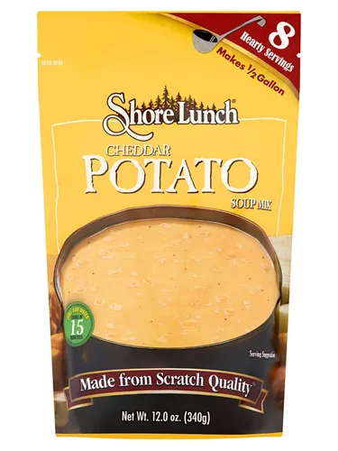 Vista 2 de Shore Lunch Mezcla de sopa de papa cheddar 12 oz (paquete de 6)