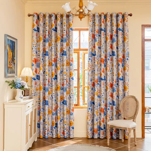 Vista 6 de GYROHOME Cortina de oscurecimiento de habitación con estampado de animales para niños y niños, con ojales, aislamiento térmico, ahorro de ruido, 2