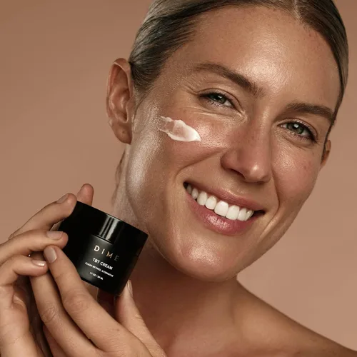 Vista 8 de DIME Beauty TBT Cream – Crema de noche antiarrugas con Bakuchiol Retinol alternativa para líneas finas, crema hidratante facial reafirmante
