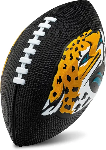 Vista 32 de Franklin Sports NFL - Fútbol americano de espuma para niños, pelota suave de tamaño junior de 8.5 pulgadas con logotipos 3D, perfecta para el día