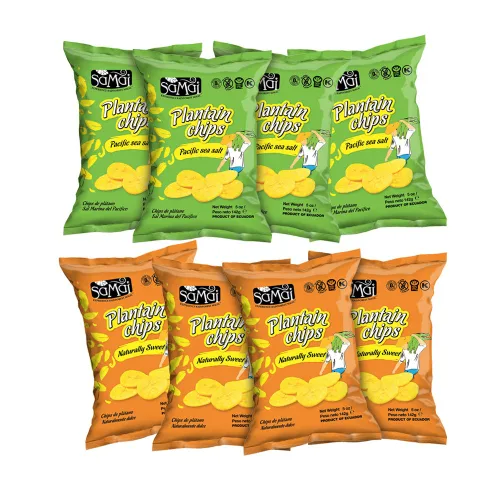 Vista 14 de SAMAI Chips de plátano de chile de 2.65 onzas, paquete de 15 unidades, totalmente naturales, sin OMG, sin gluten y Kosher