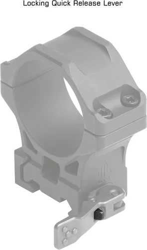 Vista 4 de UTG ACCU-SYNC QR 1.339 in Med. Anillos de alcance de perfil, Picatinny, negro