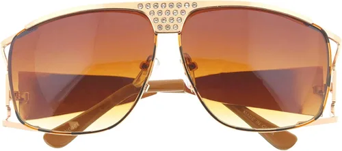 Vista 6 de zeroUV Gafas de sol grandes Elvis King Of Rock & Roll Aviator 2.480 in