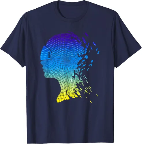 Vista 9 de Camiseta con diseño de auriculares de realidad virtual de VR Fans, Negro, S