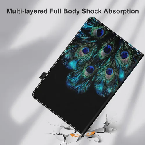 Vista 3 de Funda para Amazon Kindle Fire Max 11 (13ª generación, versión de 2023) 11, funda plegable de ajuste delgado con encendido/apagado automático