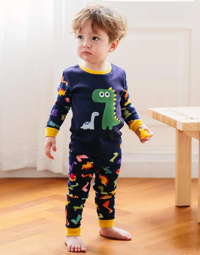 Vista 6 de VAENAIT BABY 12M-12Y Niños Niños Niños Niñas Animal Camión Conejo Personaje 100% Algodón Pijama Conjunto