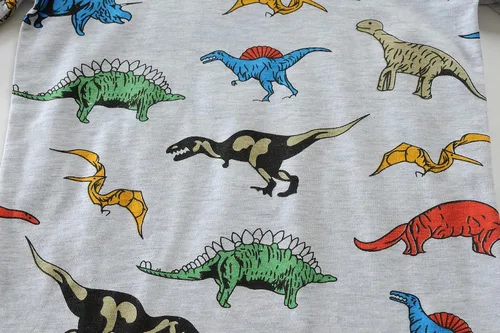 Vista 47 de Little Hand Pijamas para niños pequeños, Monster Truck 100% algodón, dinosaurio para niños, 2 piezas, ropa de dormir, conjuntos de ropa de dormir