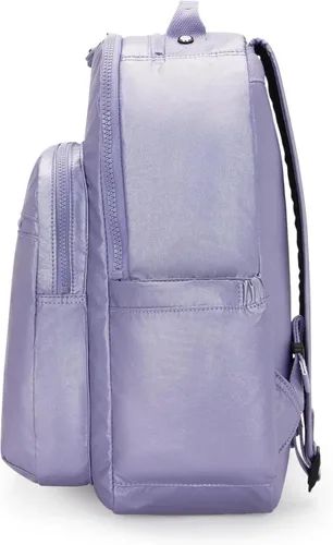 Vista 6 de Kipling Mochila Seoul Gm para mujer Amatista Aura Metálica