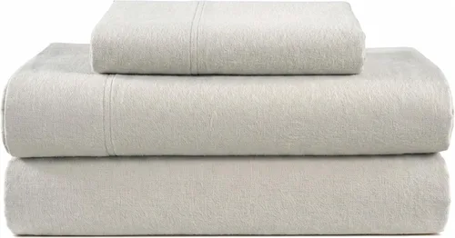 Vista 32 de LANE LINEN Sábanas de franela 100% algodón, doble cepillado para mayor suavidad, ropa de cama transpirable de algodón ligero tamaño matrimonial