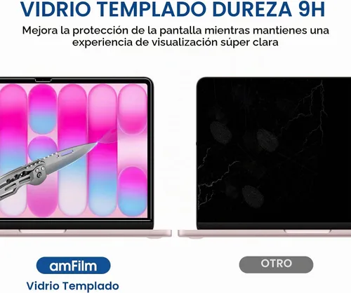 Vista 6 de amFilm Protector de pantalla para MacBook Neo 13'' 2026 Vidrio Templado