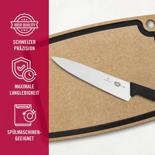 Vista 4 de Victorinox 5.2003.25 10 Inch Fibrox Pro Chef's Knife, Black, 10