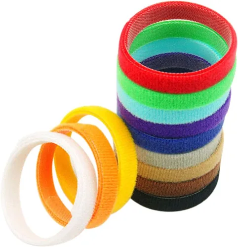 Vista 4 de Sowaka 12 collares de parto para cachorros, multicolor, ajustables, de doble cara, reutilizables, cómodos, de tela suave, bandas de identificación