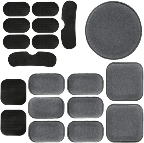 Vista 17 de Universal Airsoft Helmet Pads, Tactical Helmet Replacement Foam Padding Kits Bicycle Accessories Mats for Fast Mich CS ACH FMA USMC PASGT