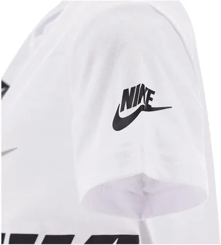 Vista 5 de Nike Conjunto de camiseta deportiva y pantalones cortos cargo (bebéniños pequeños), Blanco Gris