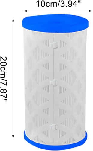 Vista 5 de Paquete de 6 filtros universales para piscina tipo A tipo C o III de repuesto para bomba de cartucho de filtro de piscina, filtro reutilizable tipo