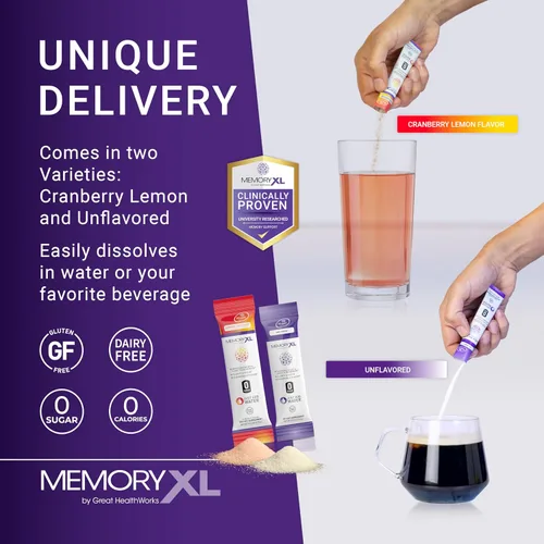 Vista 5 de MemoryXL, Treonato de Magnesio L: Suplemento cerebral para la memoria y la concentración; Magtein®, Fosfatidilcolina, Mezcla de vitaminas. Mejora