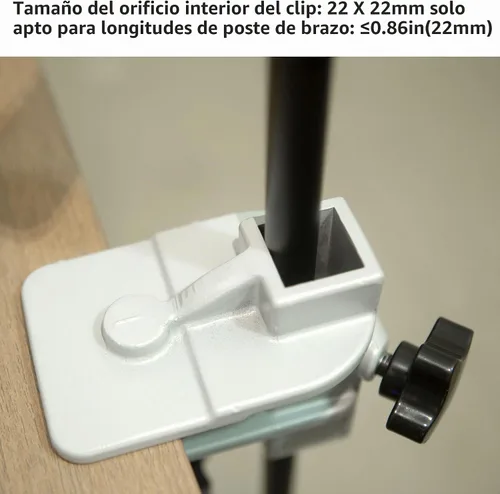 Vista 6 de Abrazadera de metal para brazos de mesa de aseo para mascotas, aleación de aluminio resistente, soporte de corte de pelo para perros y gatos