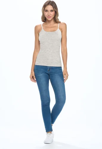 Vista 2 de Natural Uniforms Camiseta sin mangas para mujer, transpirable, algodón elástico