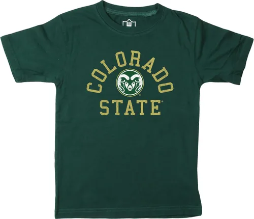 Vista 8 de Wes and Willy Camiseta de algodón orgánico de manga corta para niños de la NCAA