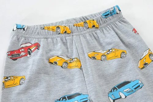 Vista 5 de Pijamas para niños pequeños, ropa de dormir de algodón de 2 piezas, conjunto de pijamas para niños de 2 a 7 años