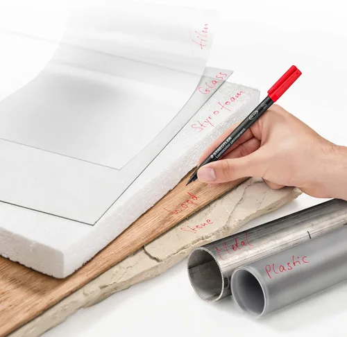 Vista 5 de STAEDTLER 313 WP6 Lumocolor - Bolígrafos universales permanentes superfinos, varios