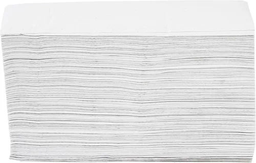 Vista 2 de Restaurantware Paquete de 250 toallas de papel multipliegue de 9.5 x 9.25 pulgadas, absorbentes para secar las manos, limpieza de derrames Blanco