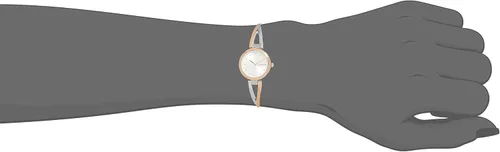 Vista 5 de DKNY Reloj de vestir inspirado en joyas de acero inoxidable Crosswalk para mujer