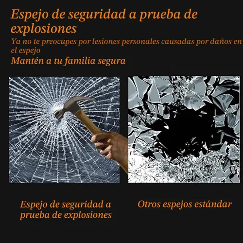 Vista 5 de SNUGACE Espejo de tocador de baño de montaje en pared sin marco con borde biselado, 20 x 28 pulgadas