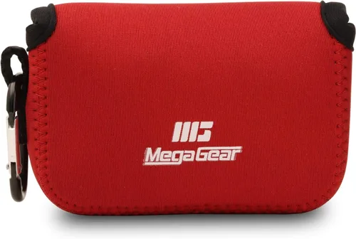 Vista 11 de MegaGear Funda de neopreno ultra ligera para cámara compatible con Panasonic Lumix DMC-ZS7 - Negro