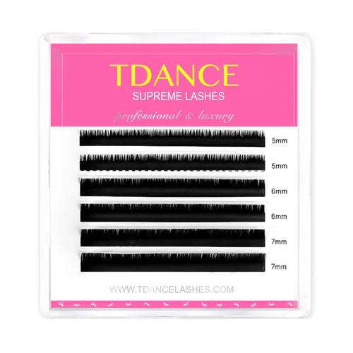 Vista 16 de TDANCE Extensiones de pestañas inferiores color negro súper mate, pestañas inferiores rizadas en J, extensiones de pestañas inferiores de uso