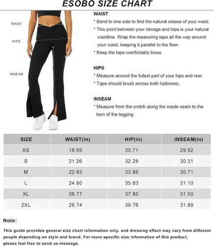 Vista 3 de Pantalones de yoga de cintura alta cruzada para mujer, pantalones de yoga, leggings con abertura frontal, pantalones de entrenamiento, pantalones