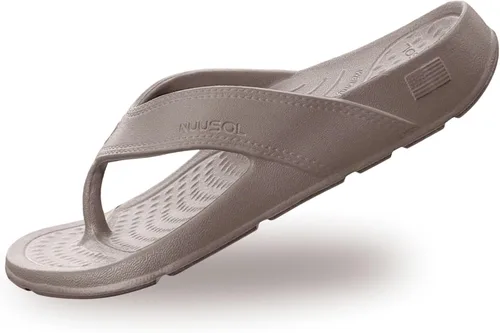 Vista 23 de NUUSOL Sandalias unisex en cascada; calzado antideslizante para senderismo/fascitis plantar; cojín suave, ligero y cómodo; soporte de arco y Negro