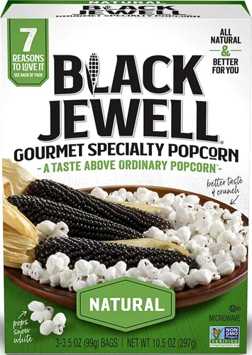 Vista 7 de Black Jewell Palomitas de maíz gourmet para microondas, toque de mantequilla, 10.5 onzas (paquete de 6)