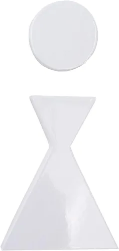 Vista 5 de Montague Metal Products - Letrero de baño para negocios - Baño para hombres - Baño de mujer - Señales de baño de metal - Fácil de instalar