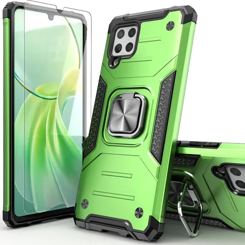 Vista 14 de Funda para Galaxy A42 con soporte de anillo, protector de Negro