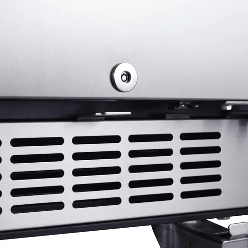 Vista 6 de EdgeStar BR1500BL Refrigerador de conversión Kegerator incorporado de 15 pulgadas - Acero inoxidable negro