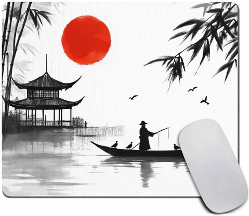 Vista 6 de Alfombrilla de mouse personalizada con caballo con potro, alfombrilla de mouse de goma antideslizante rectangular personalizada para juegos Am03