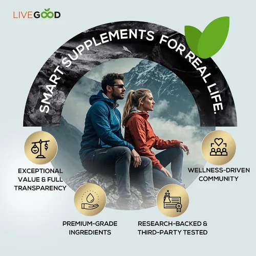 Vista 6 de LIVEGOOD Cápsulas de shilajit del Himalaya y musgo marino orgánico, ácido fúlvico orgánico, musgo marino y shilajit combo para apoyo de energía
