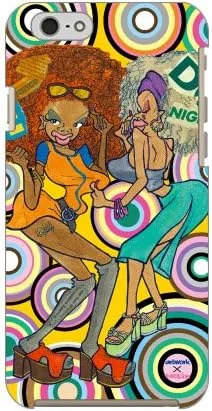 Vista 4 de MSOJ1C-ABWH-151-M827 Cute Dancers, Circle and Yellow Back Design by Artwork/for Xperia J1 Compact D5788/MVNO Smartphone (SIM Free Device)