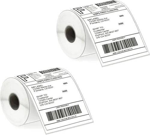 Vista 22 de MFLABEL® 1744907 Etiqueta de envío térmica para 4XL (2 rollos)