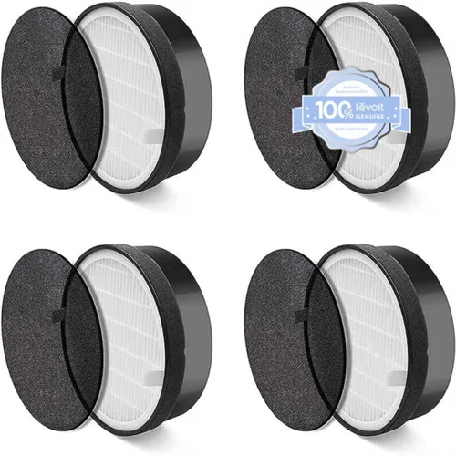 Vista 4 de LEVOIT LV-H132 - Filtro de repuesto para purificador de aire, filtros genuinos LV-H132-RF, carbón activado de alta eficiencia para la eliminación