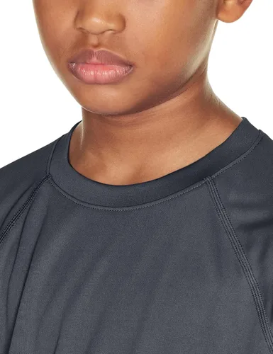 Vista 9 de ATHLIO Paquete de 2 camisetas de manga corta UPF 50+ para niños para exteriores, camiseta de natación para surf acuático, camiseta de natación UVSPF