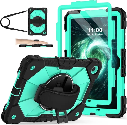 Vista 12 de Nitupai - Funda giratoria de 11 pulgadas para Samsung Galaxy Tab A11+ Plus y A9+ 2025/2023