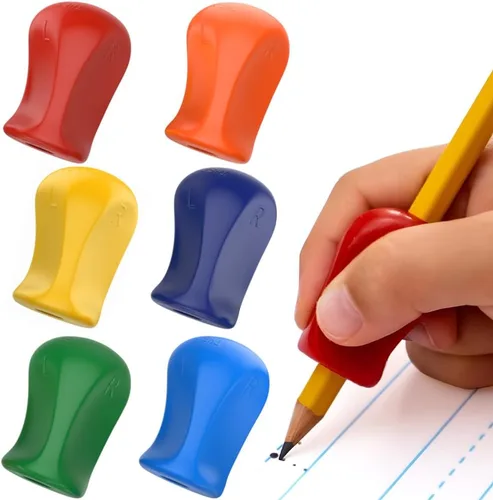 Vista 9 de The Pencil Grip Agarres de Lápiz con Purpurina 6 Piezas, Agarres de Lápiz para Escritura de Niños, Agarre Ergonómico de Bolígrafo para Diestros