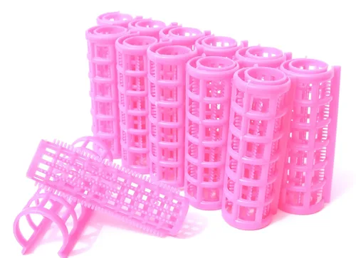 Vista 9 de Rulos de pelo pequeños autoadhesivos de Kamay's, rizadores de agarre de velcro para peinados de bricolaje o salón de peluquería