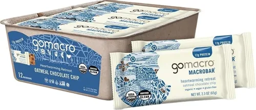 Vista 9 de Barritas de proteína GoMacro veganas y orgánicas