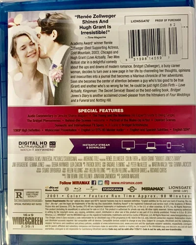 Vista 2 de Bridget Jones's Diary [Blu-ray]