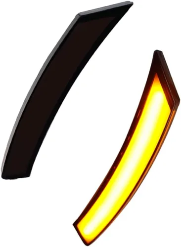 Vista 13 de Faros Laterales Delanteros LED de Lente Clara y Ámbar Compatibles con 2006-2010 Pontiac Solstice, 2007-2010 Saturn Sky