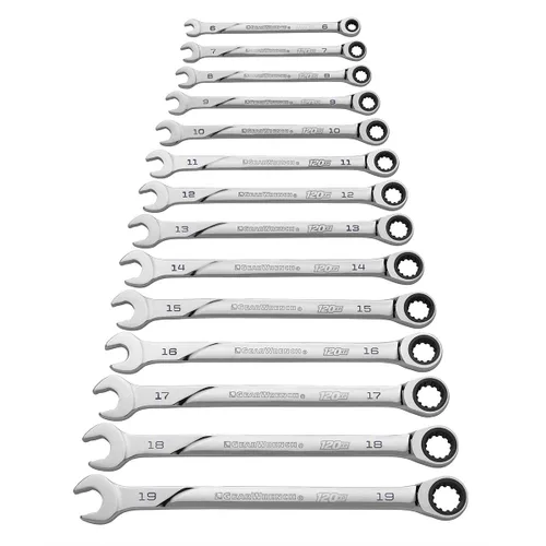 Vista 3 de GEARWRENCH Juego de llaves combinadas de trinquete universal 120XP de 7 piezas, SAE - 86452